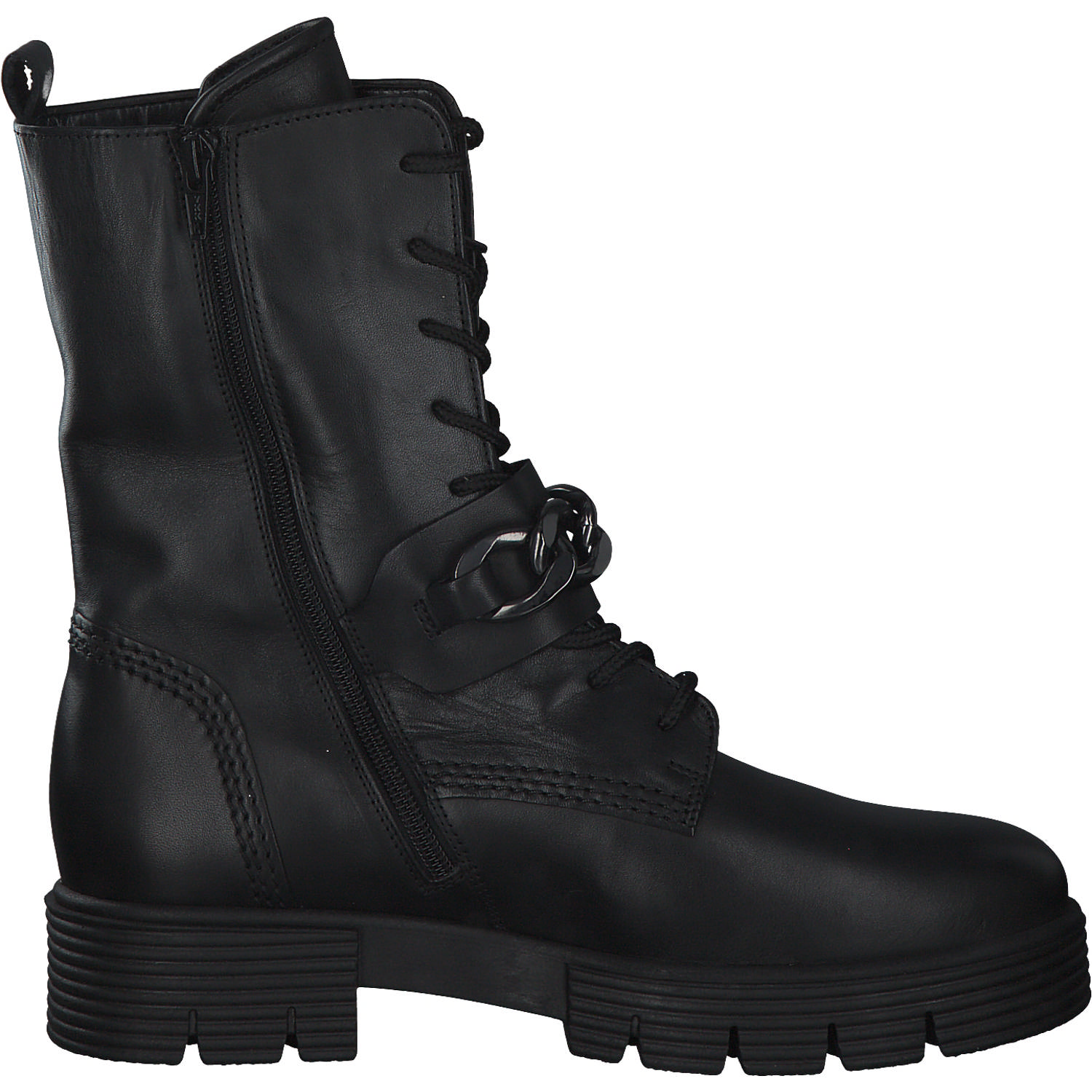 Gabor 92.743, Schnürstiefeletten, Damen, Schwarz