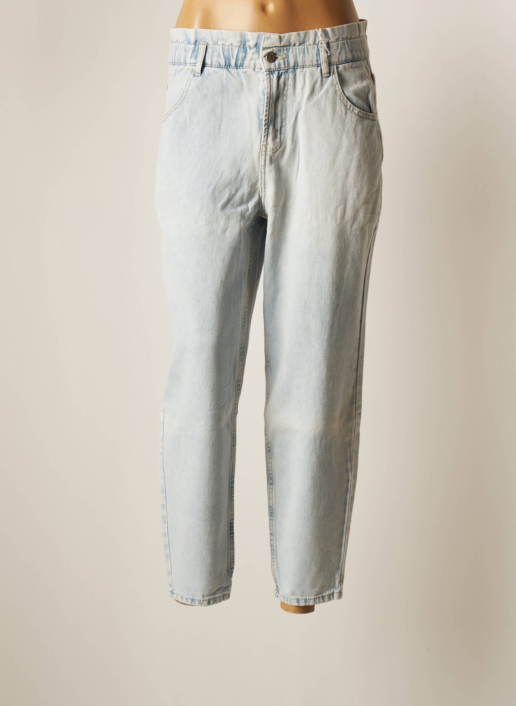 Only Jean Mom Femme couleur bleu