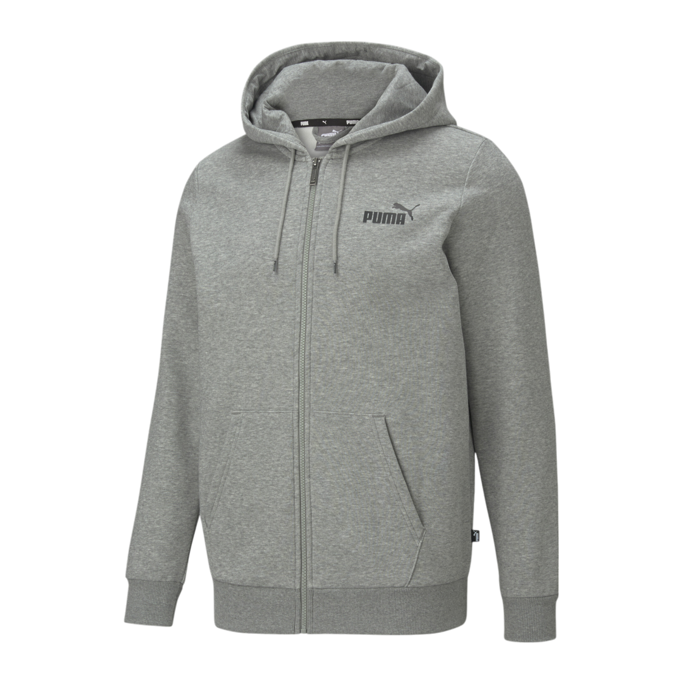 PUMA Ess Small Logo Fleece Jacke Grau F03