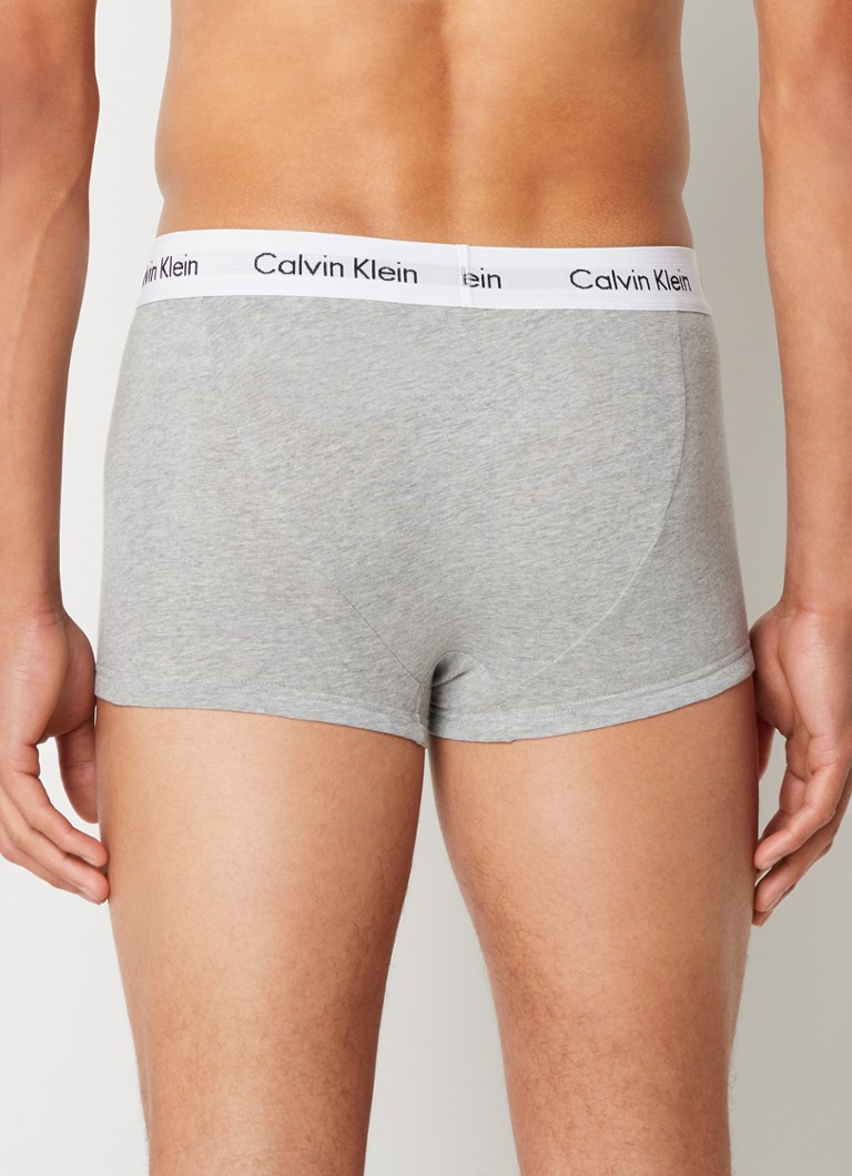 Calvin Klein logós derékpántos boxeralsó, 3 darabos kiszerelésben