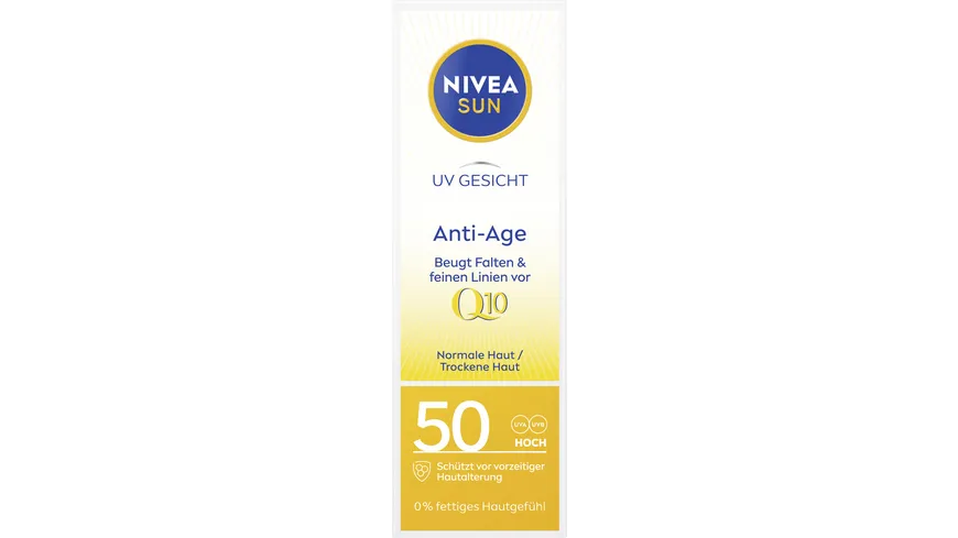 NIVEA SUN Anti-Age UV Sonnenschutz Q10 LF50 50 ml