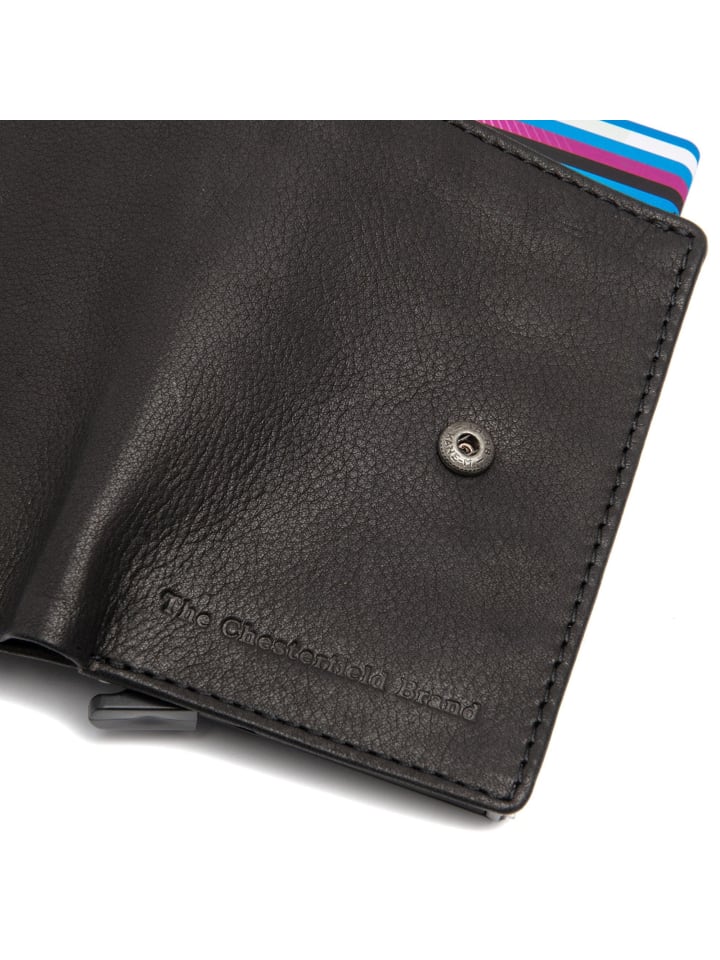 The Chesterfield Brand Kaunas Geldbörse RFID Schutz Leder 7.5 cm in black günstig kaufen onesize