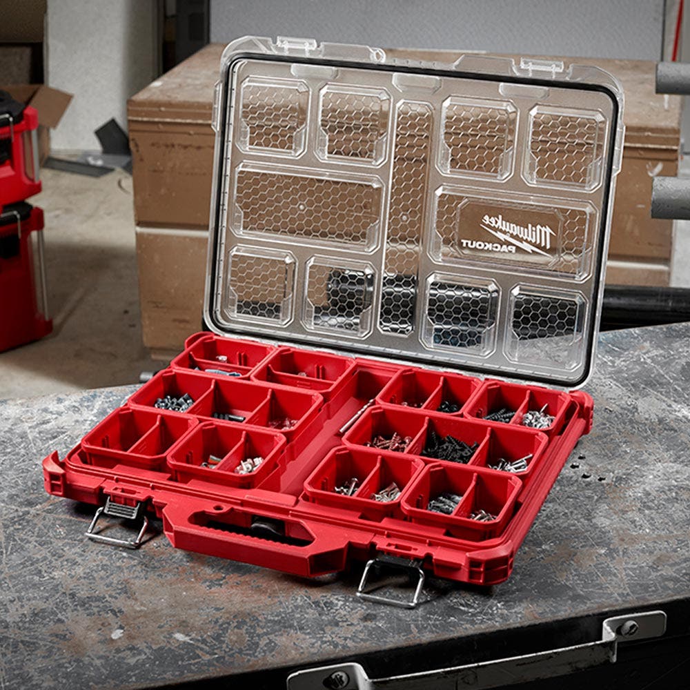 MILWAUKEE PACKOUT™ Low Profile Organiser 48228431