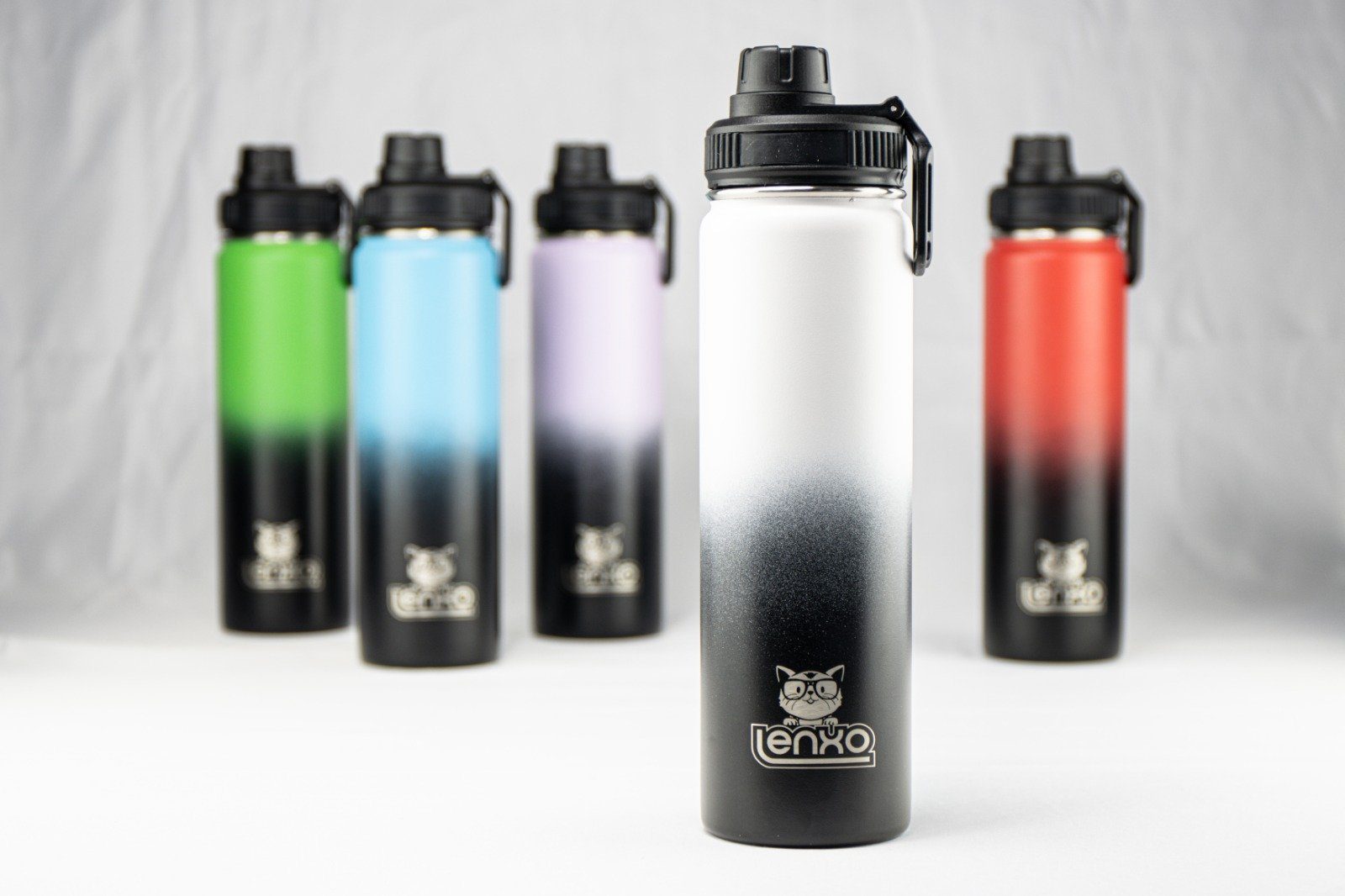 Lenxo Thermoflasche Wasserflasche BS-1, Getränkeflasche, Inhalt 700ml, Doppelwandige Vakuum Isolationswand