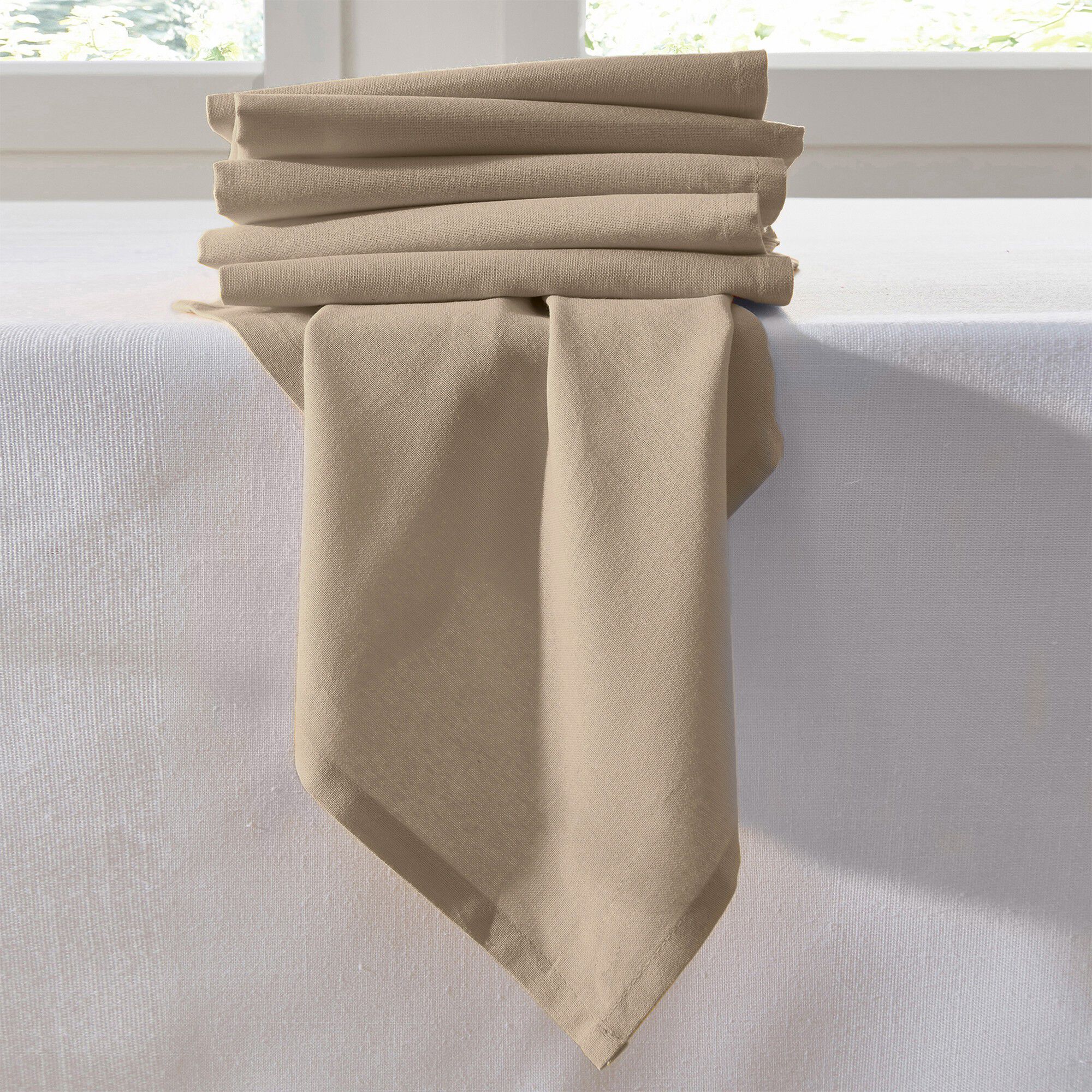 Serviette de table unie