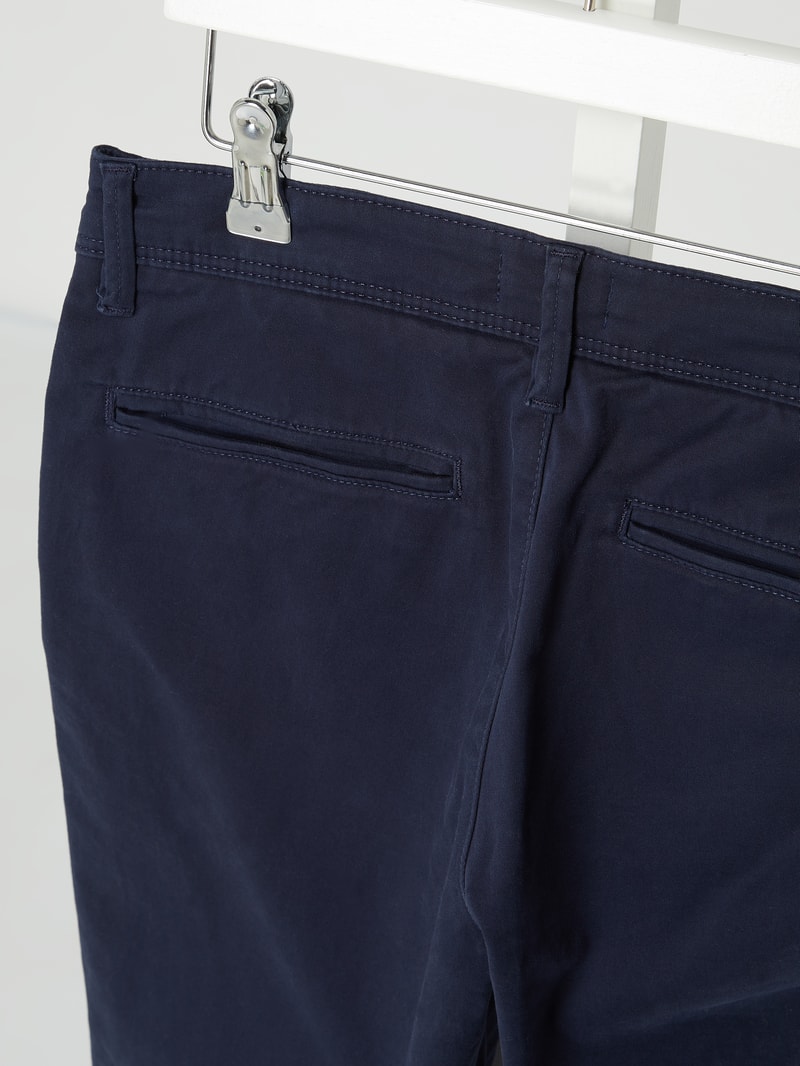 Slim Fit Chino Modell 'Marco' in marineblau