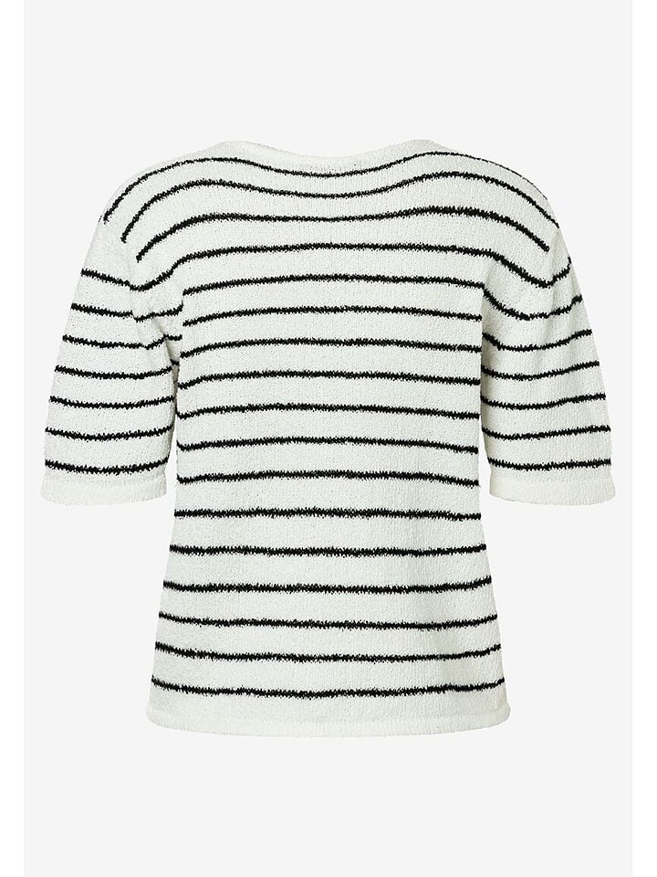 More & More Cardigan in Weiß/ Dunkelblau günstig kaufen