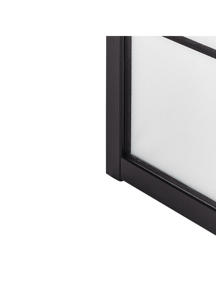 Beliani Paravent GOMAGOI in Schwarz - (W) 120 x (H) 170 x (L) 2 cm günstig kaufen onesize