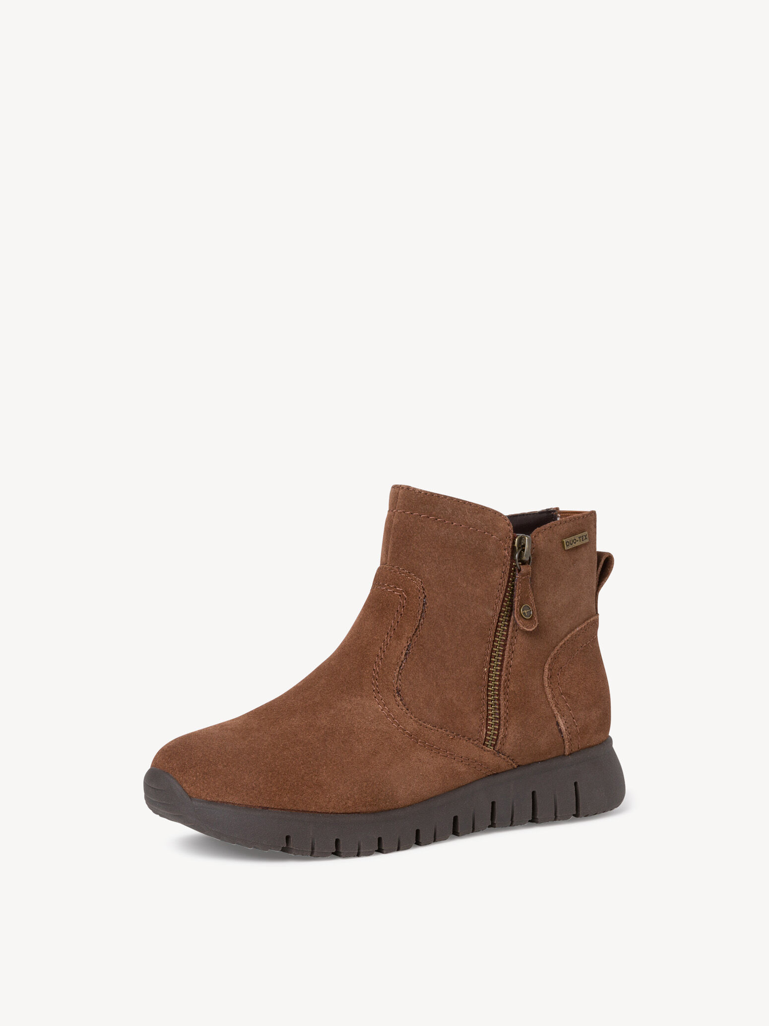 Bottine en cuir - marron