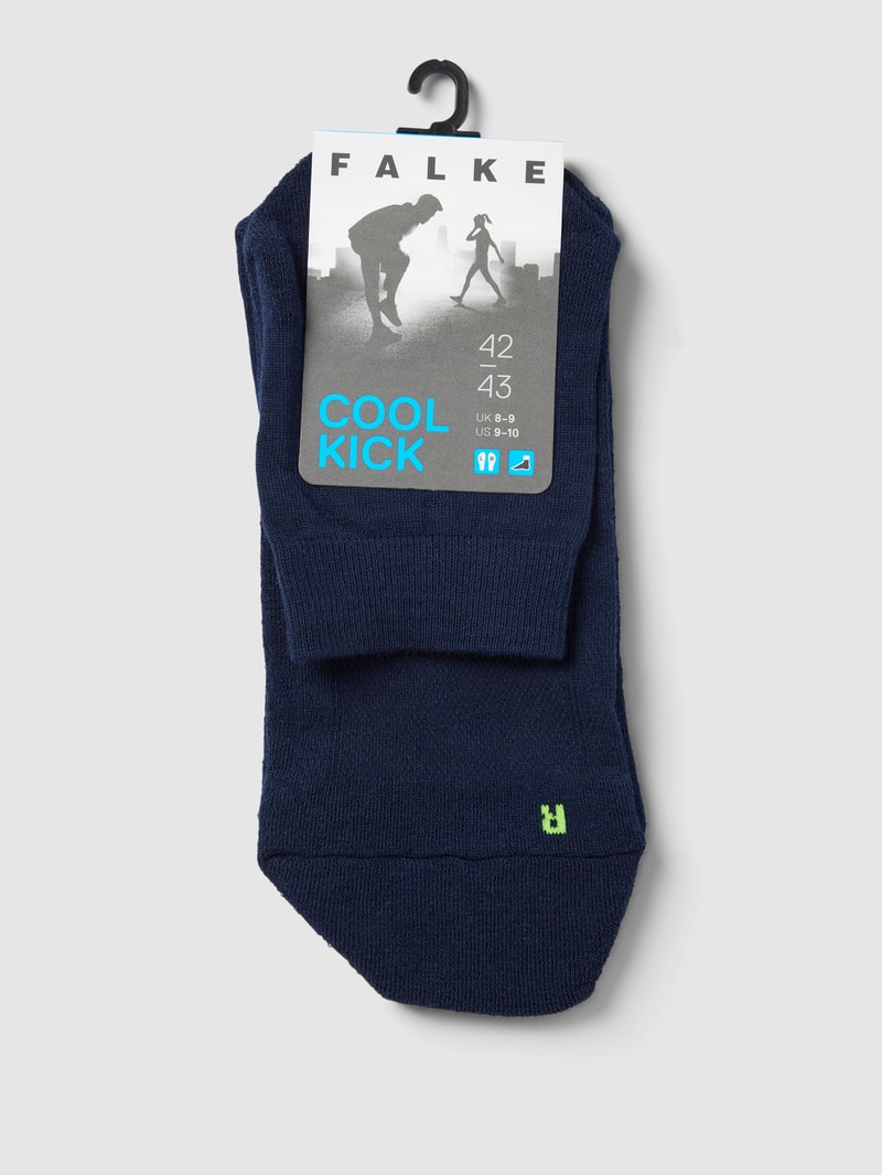 Socken mit elastischem Rippenbündchen Modell 'Cool Kick' in marineblau