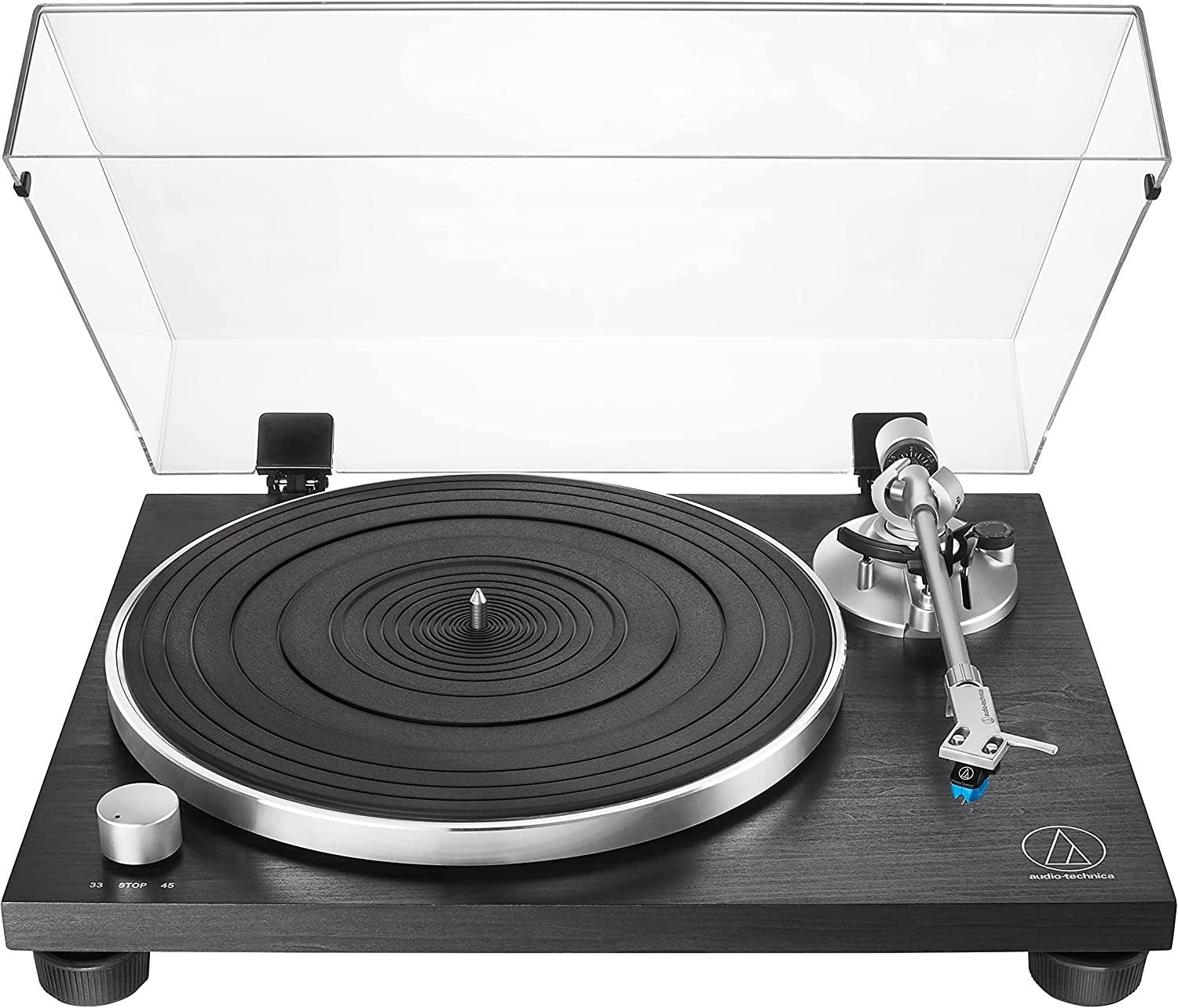audio-technica Plattenspieler AT-LPW30 BK schwarz Riemenantrieb 33 oder 45 U/min Plattenspieler