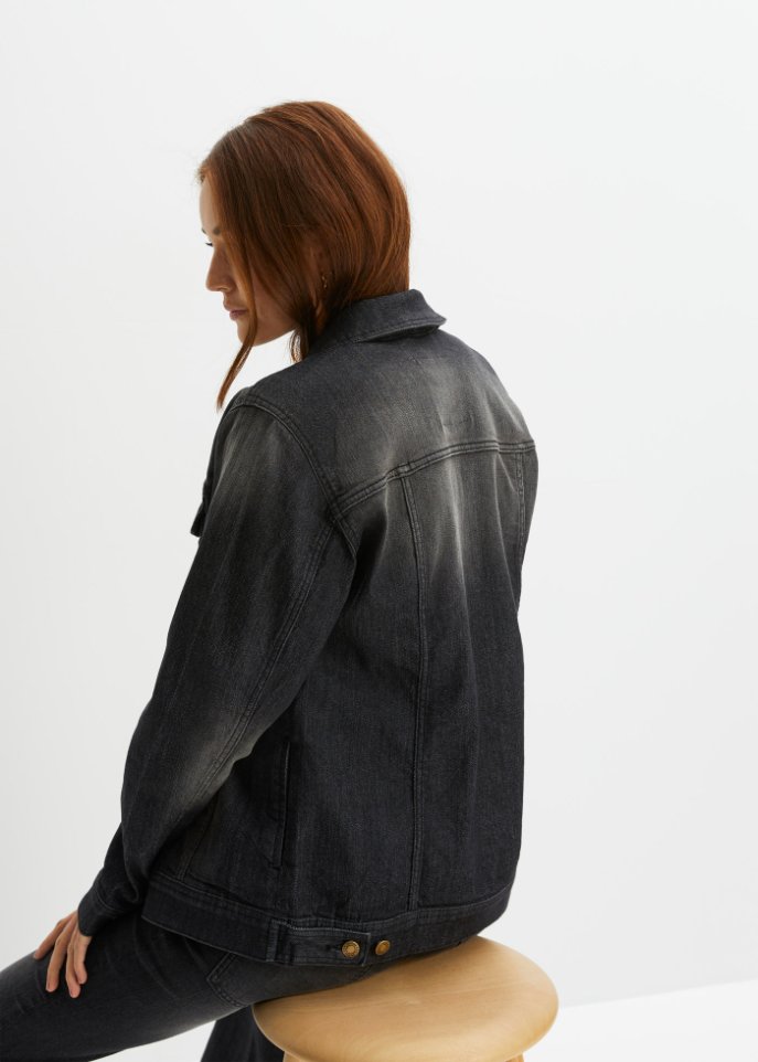 Stretch-Jeansjacke, Basic