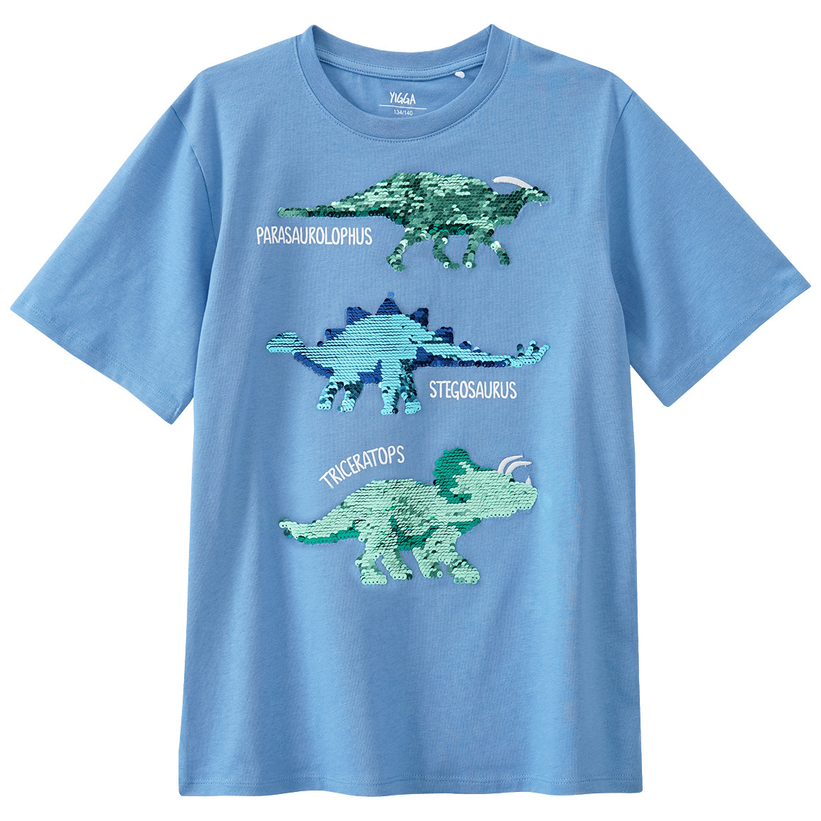 Jungen T-Shirt mit Wendepailletten