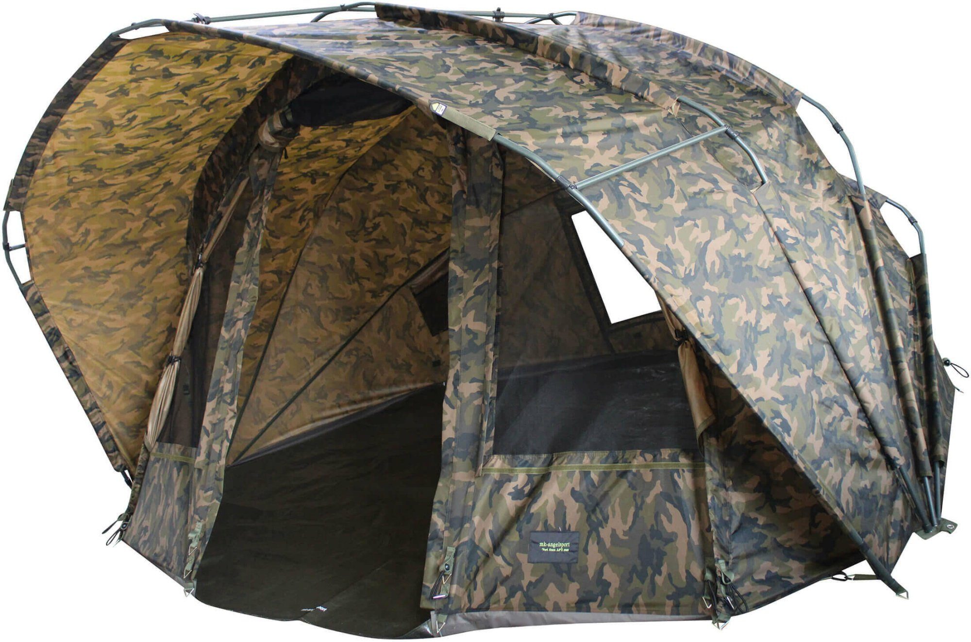 MK Angelsport Angelzelt MK Fort Knox 2.0 Camo Dome 3,5 Mann Angelzelt + Winterskin