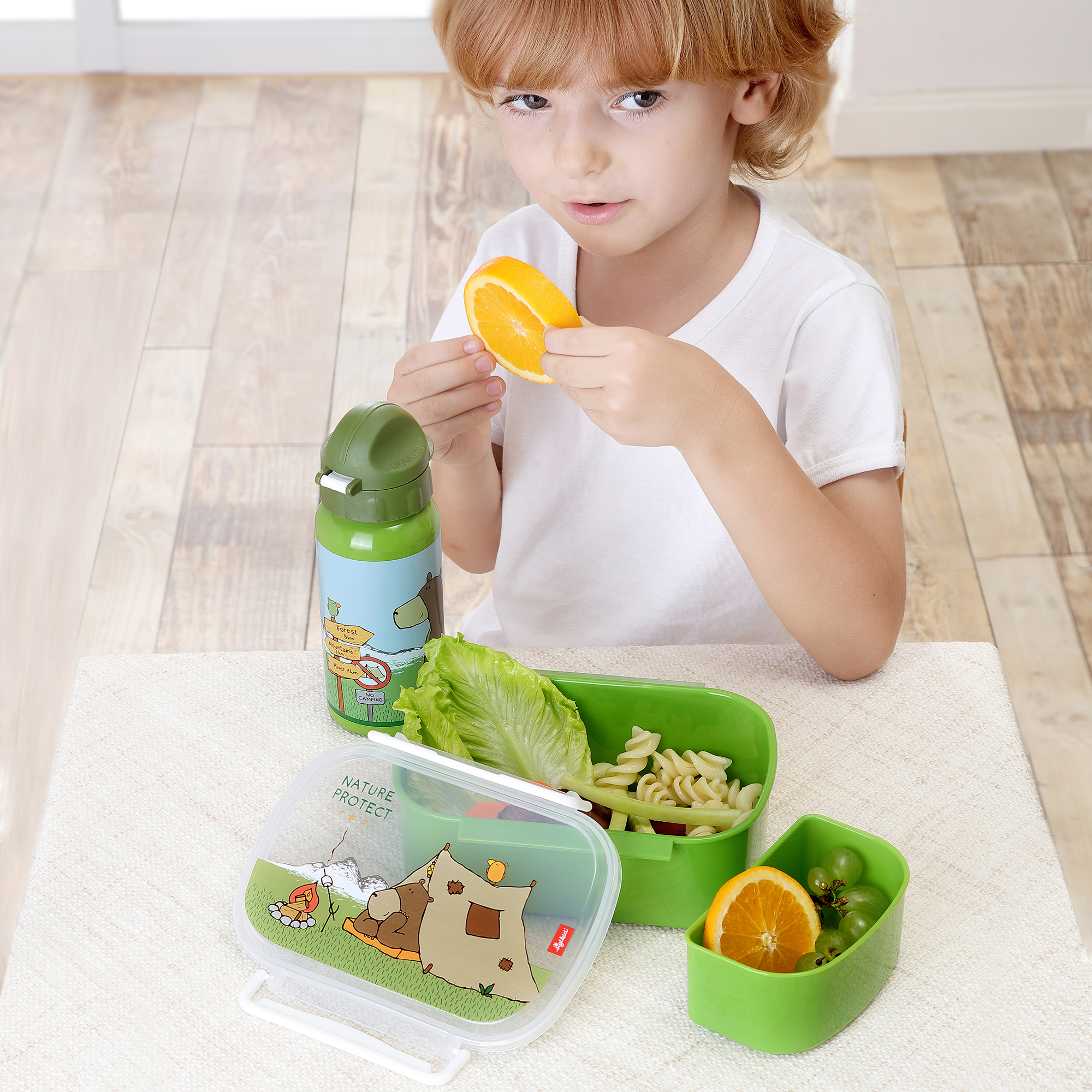 Kinder Brotzeitbox mit Bär Forest Grizzly