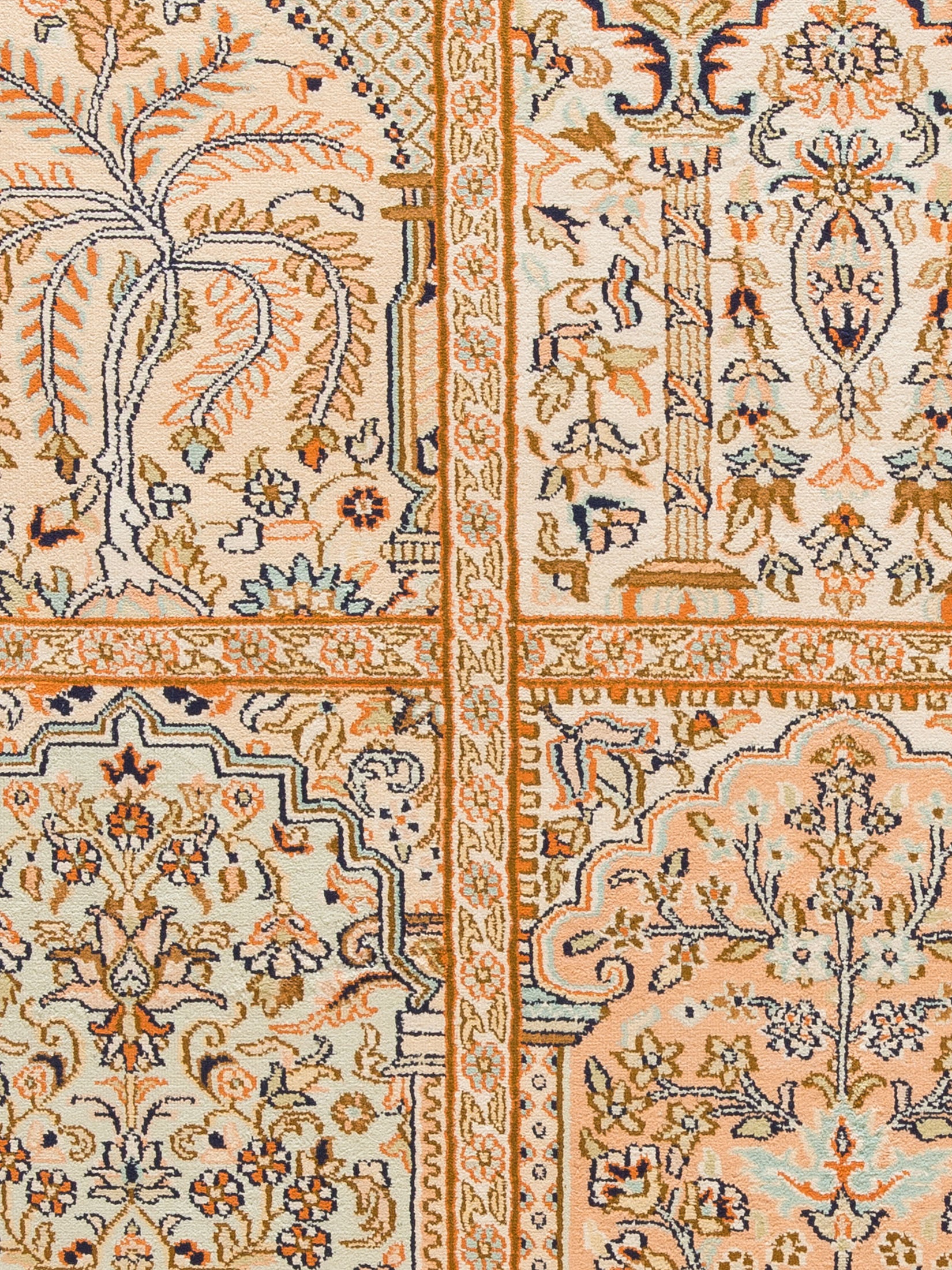 Kaschmir Seide 18/18 ca. 153 x 222 cm, Unikat / Einzelstück