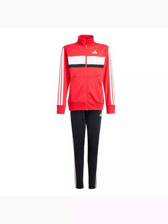 adidas Seasonal Essentials Tiberio 3-Streifen Tricot Kids Trainingsanzug