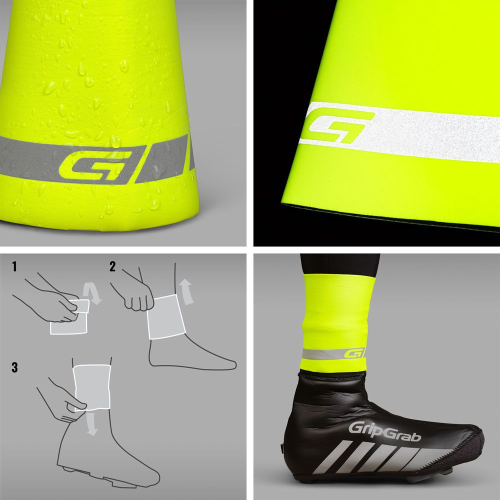 GripGrab CyclinGaitor Hi-Vis - Knöchelgamasche kaufen | Bike-Discount