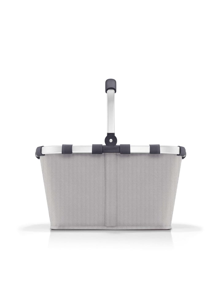 Reisenthel carrybag - Einkaufskorb (frame twist powder blue) in herringbone grey günstig kaufen onesize