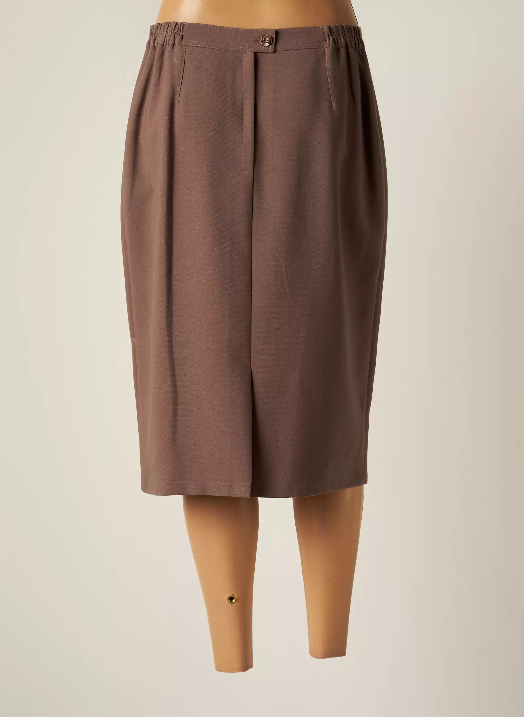 Elssa Jupes Mi Longues Femme couleur marron