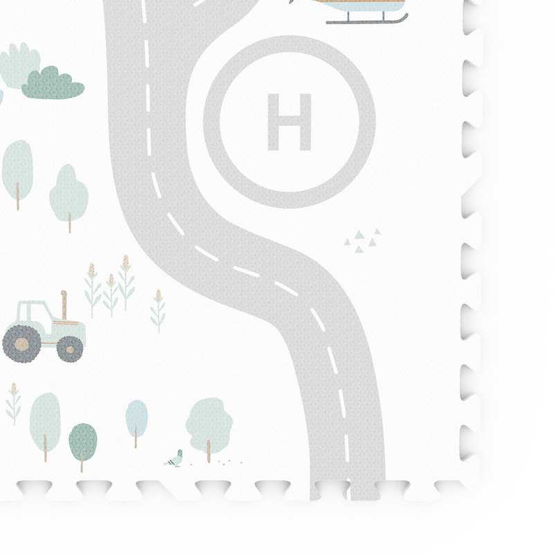 Tapis de jeu puzzle route Play and go
