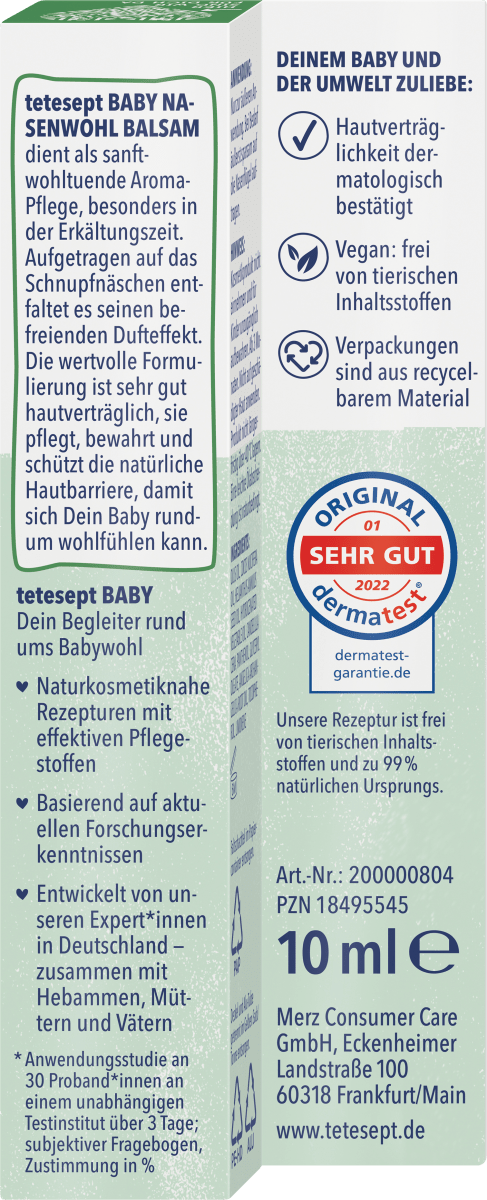 Baby Nasenwohl Balsam, 10 ml