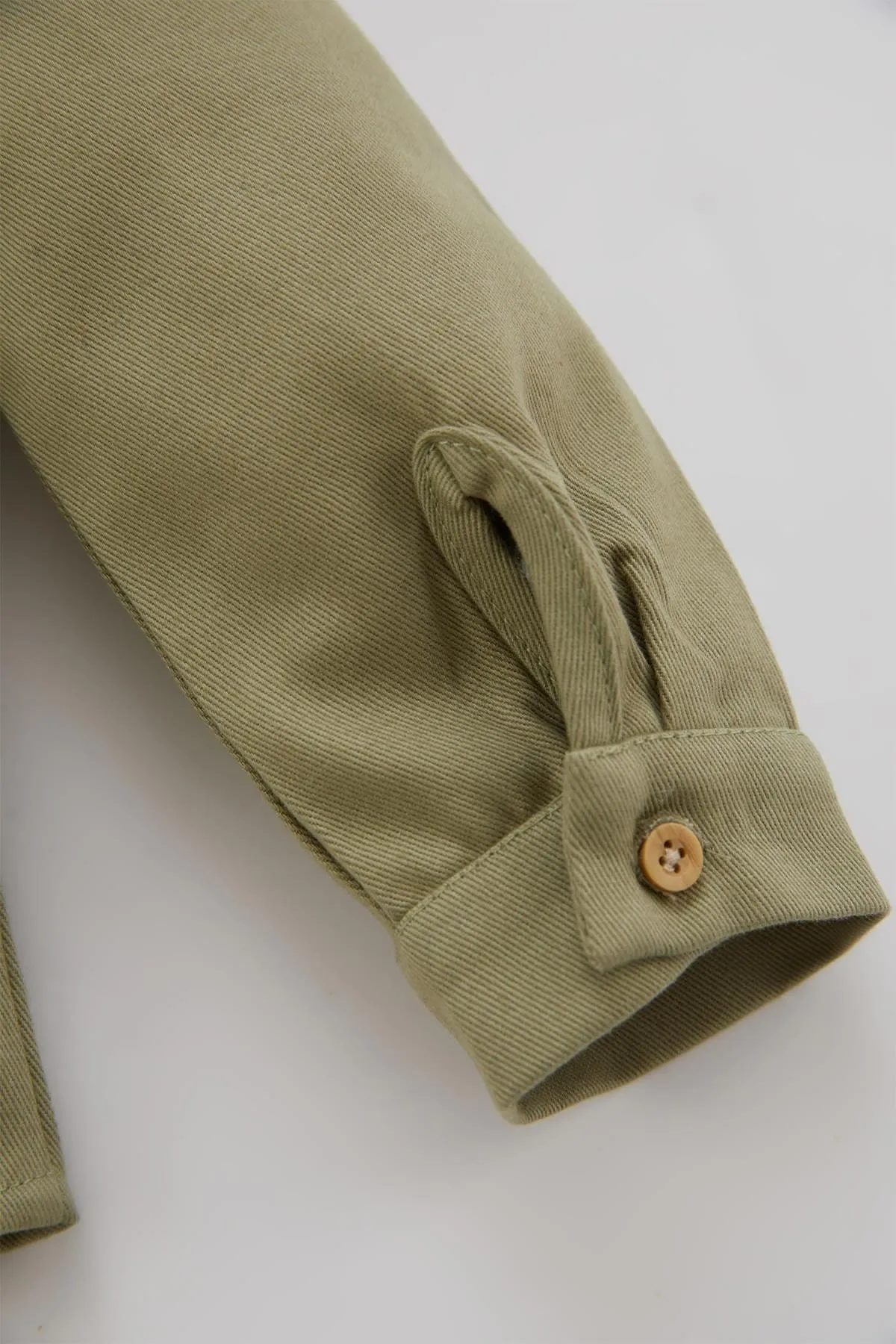 DeFacto  Langarmshirt aus Gabardine mit Kapuze für Babys