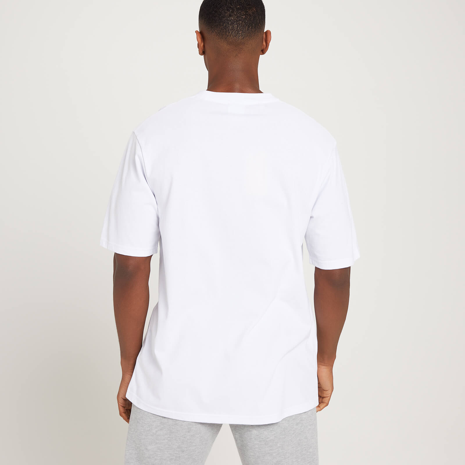 T-shirt oversize MP pour hommes – Blanc