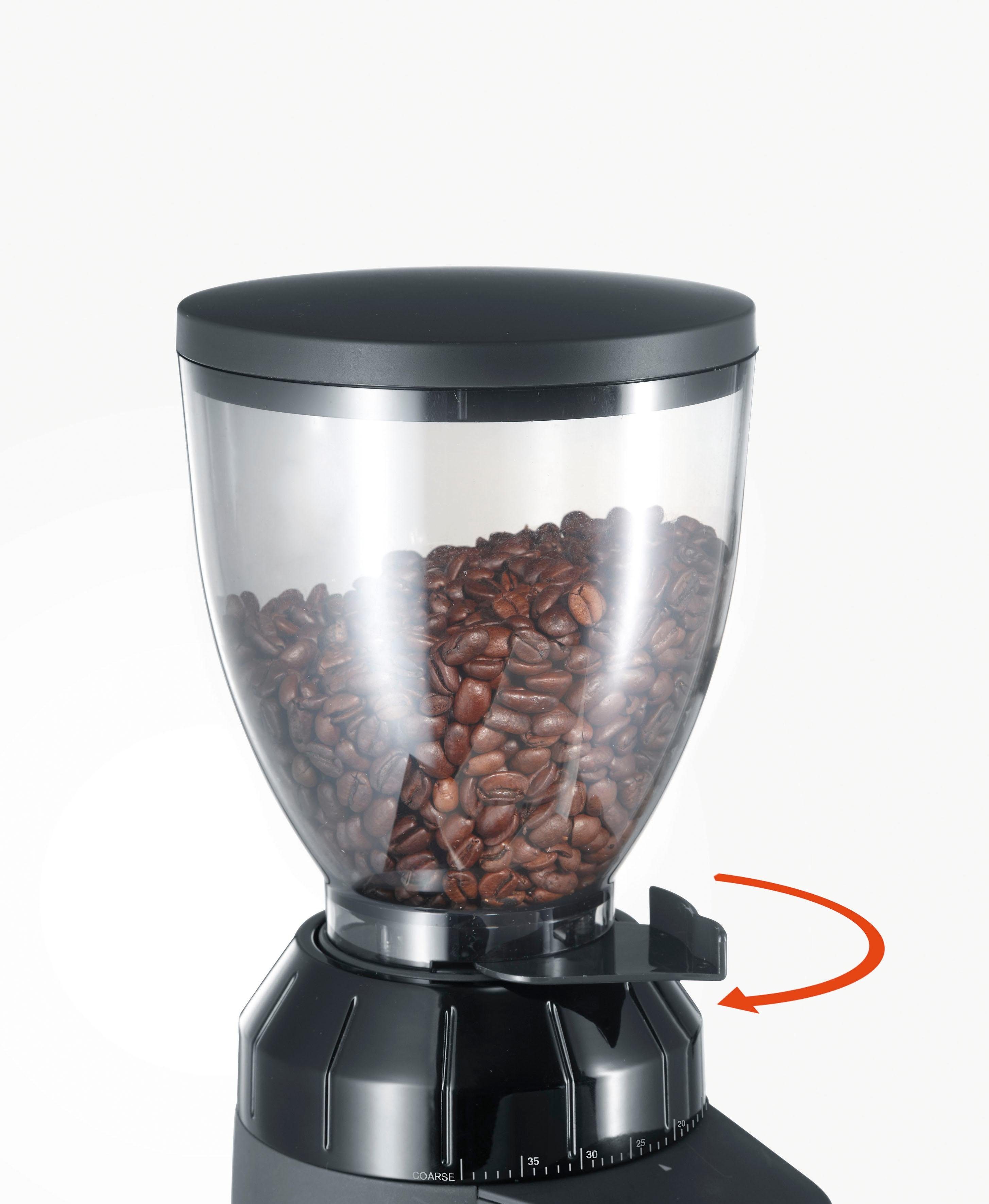 Graef Kaffeemühle CM 802, 120 W, Kegelmahlwerk, 350 g Bohnenbehälter, mit 40 Mahlgradeinstellungen