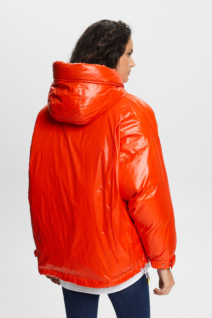 Steppjacke in Glanzoptik