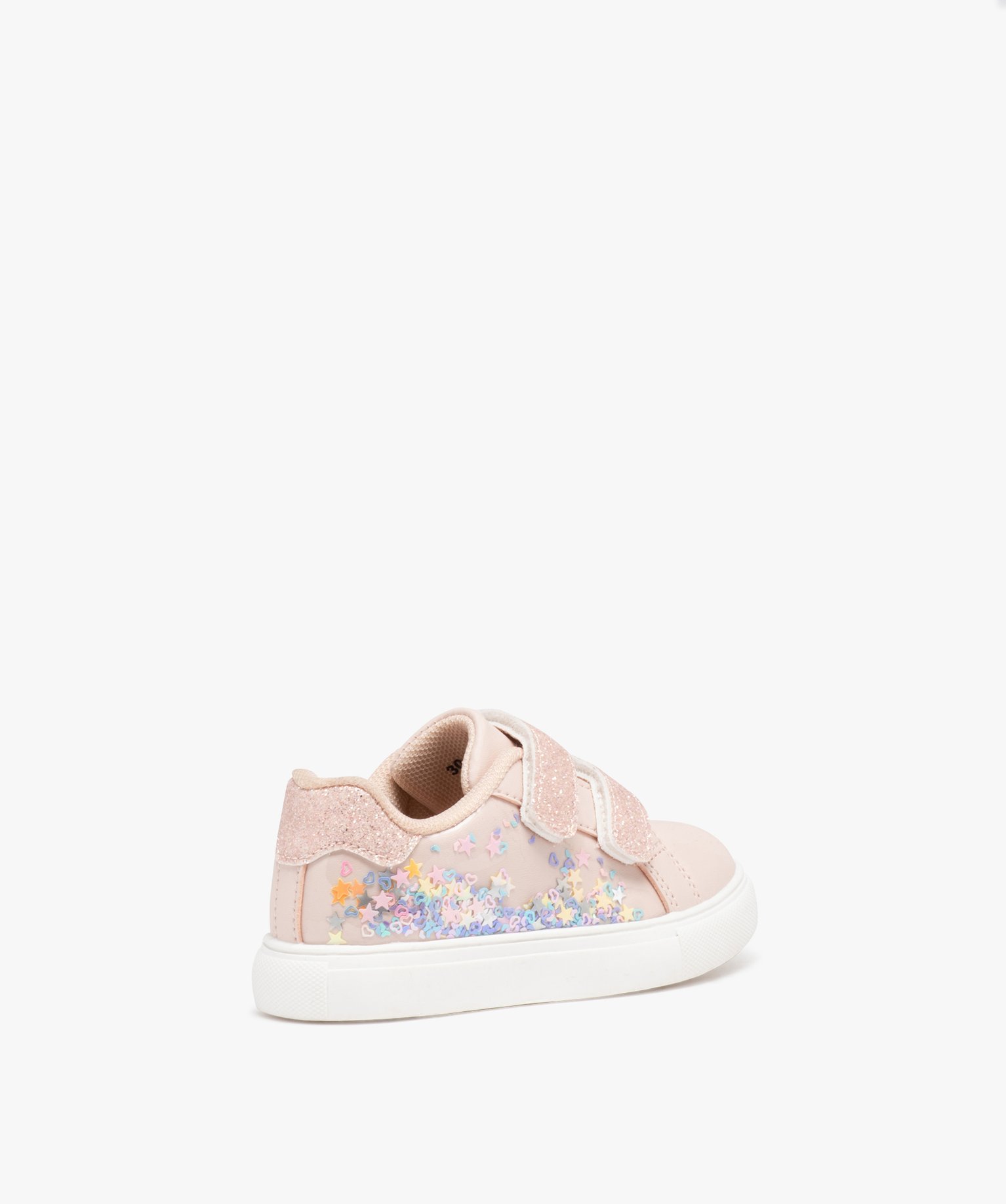 Basket avec détails pailletés bébé fille rose | GEMO