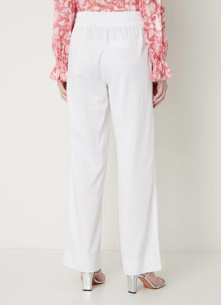 French Connection Bodie high waist wide fit trousers with side pockets