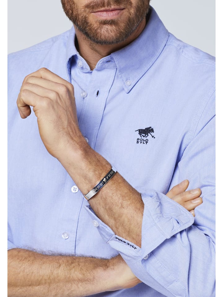 Polo Sylt Hemd in Blau günstig kaufen
