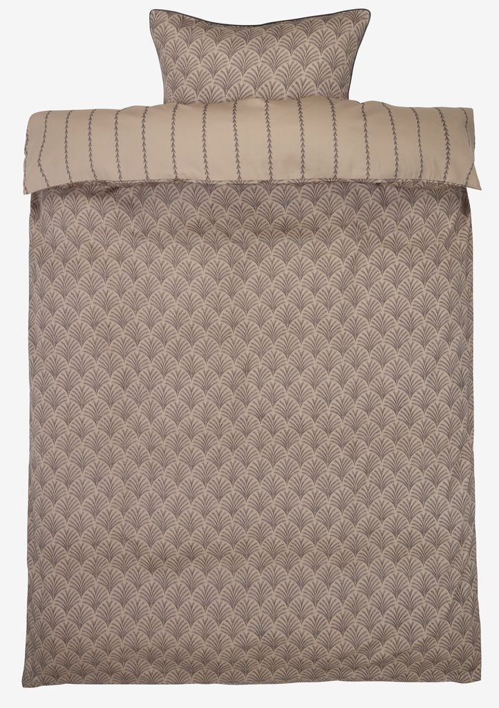 AMANDA Gull Sateng AMANDA sengetøysett 140x200 beige