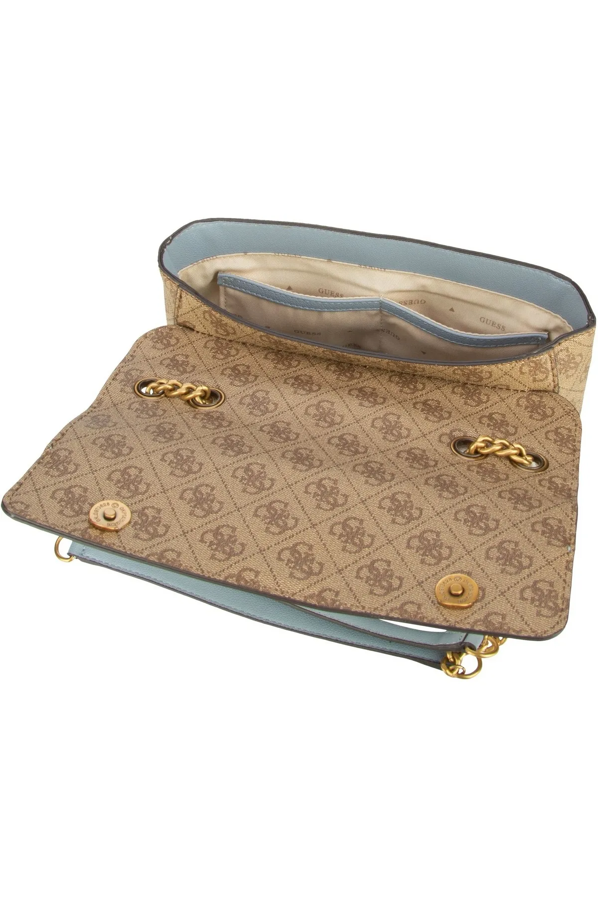 Guess  Umhängetasche Nell Conv Crossbody Flap Logo