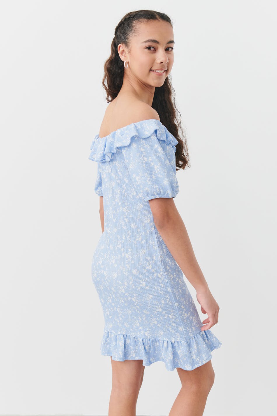 Y off shoulder dress