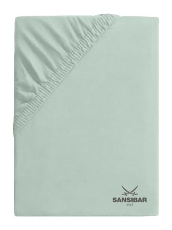 Sansibar Topper-Spannbettlaken in Jade günstig kaufen