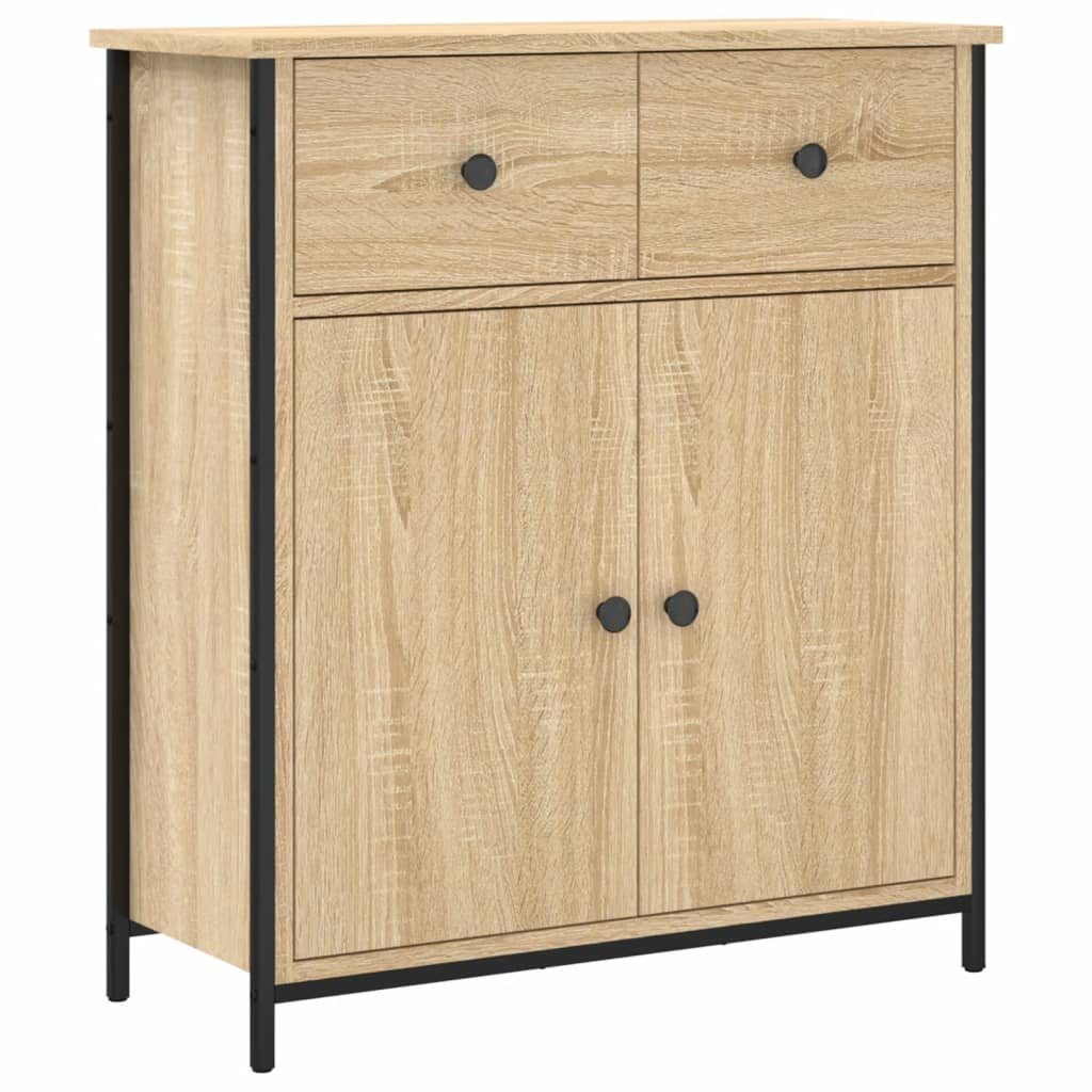 vidaXL Sideboard Sideboard Sonoma-Eiche 70x30x80 cm Holzwerkstoff (1 St)
