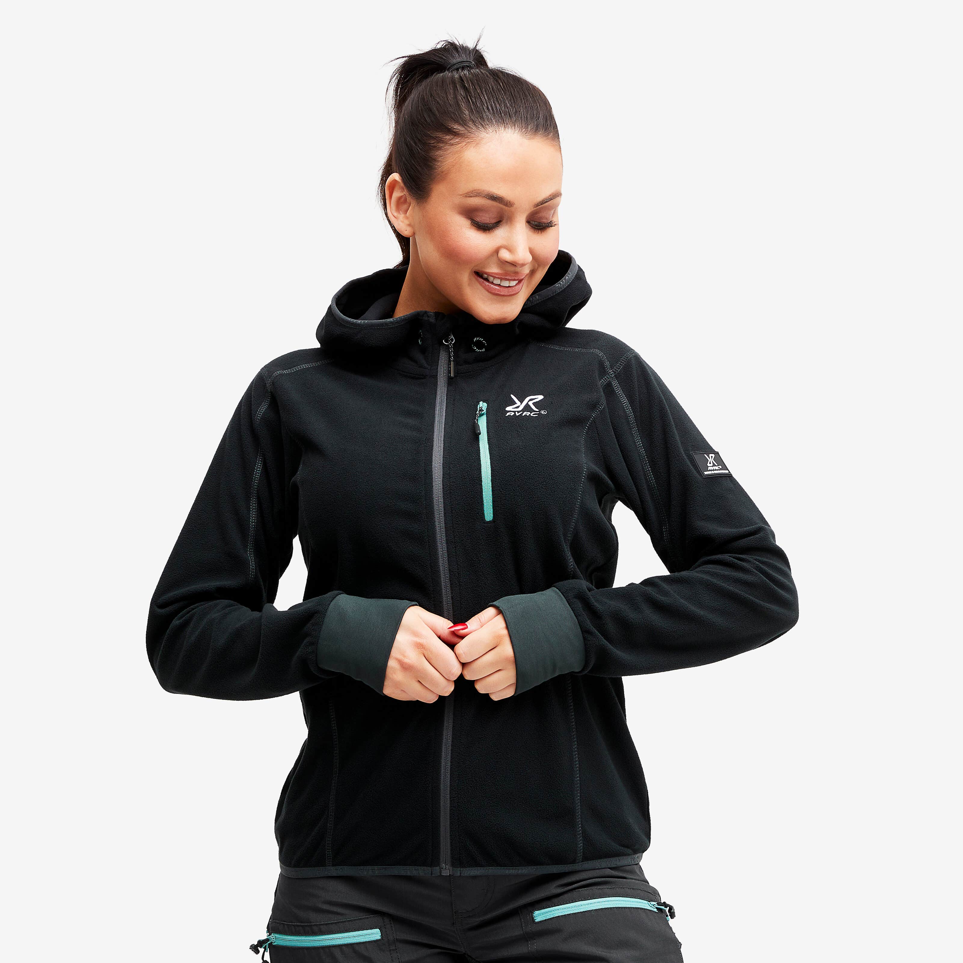 Trekker Hoodie Femme Black