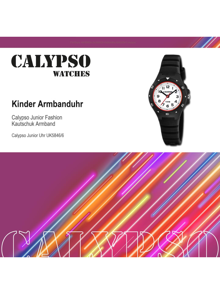 Calypso Analog-Armbanduhr Calypso Junior schwarz günstig kaufen onesize