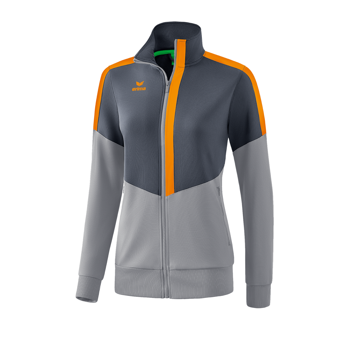 Erima Squad Trainingsjacke Damen Grau Orange
