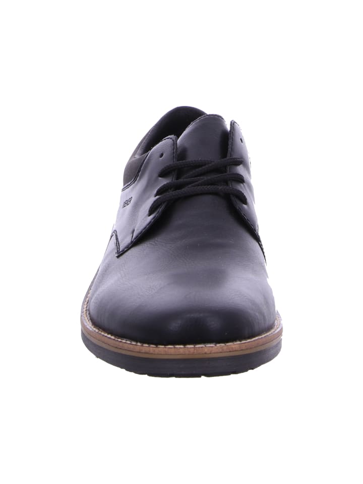 rieker Schnürschuh in schwarz günstig kaufen