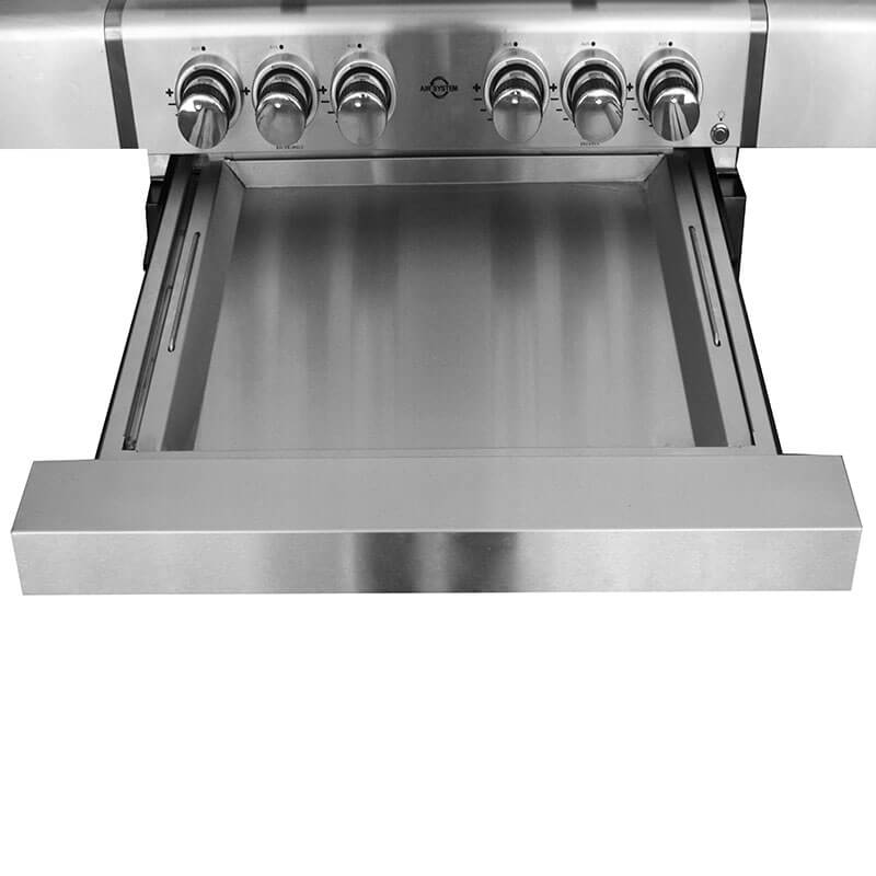 PaellaWorld International Paella World Edelstahl Fettschublade für CHEF Modelle ab 2016, einfache Reinigung