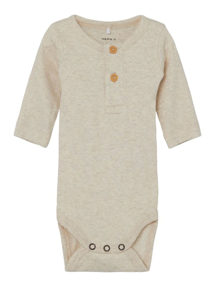 name it Grandad Langarmbody in peyote melange günstig kaufen