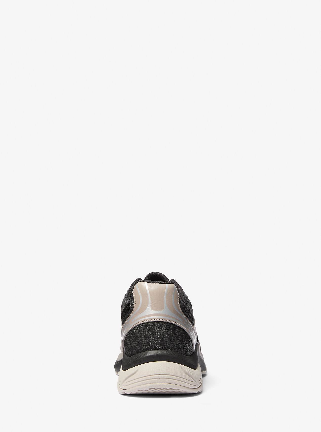 Leo Mixed-Media Trainer - BLACK