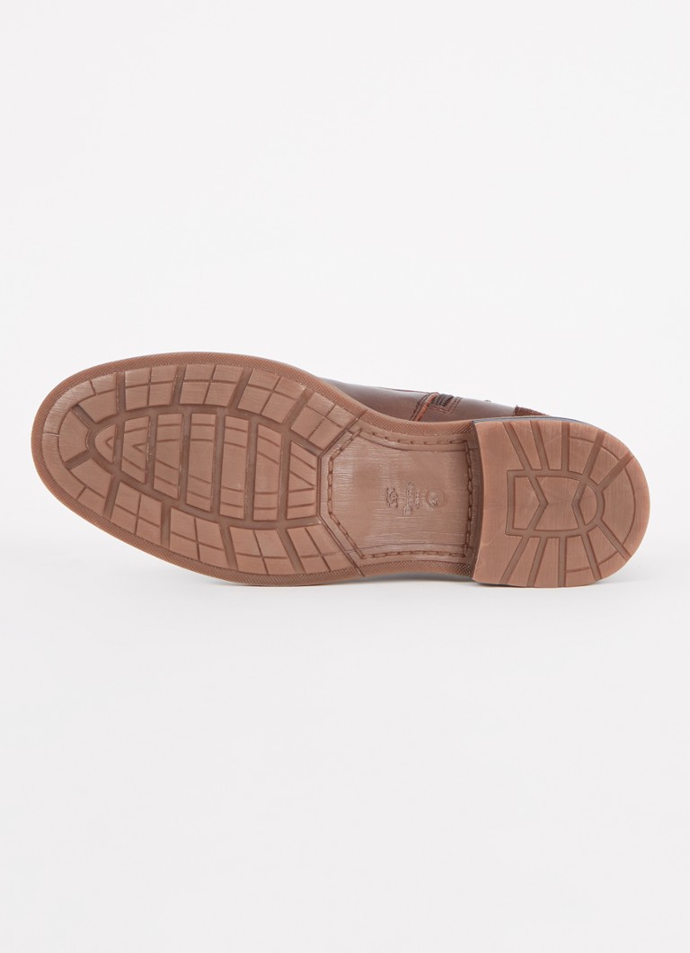 Stivaletti stringati in pelle Colton di Dune London con dettagli in camoscio.
