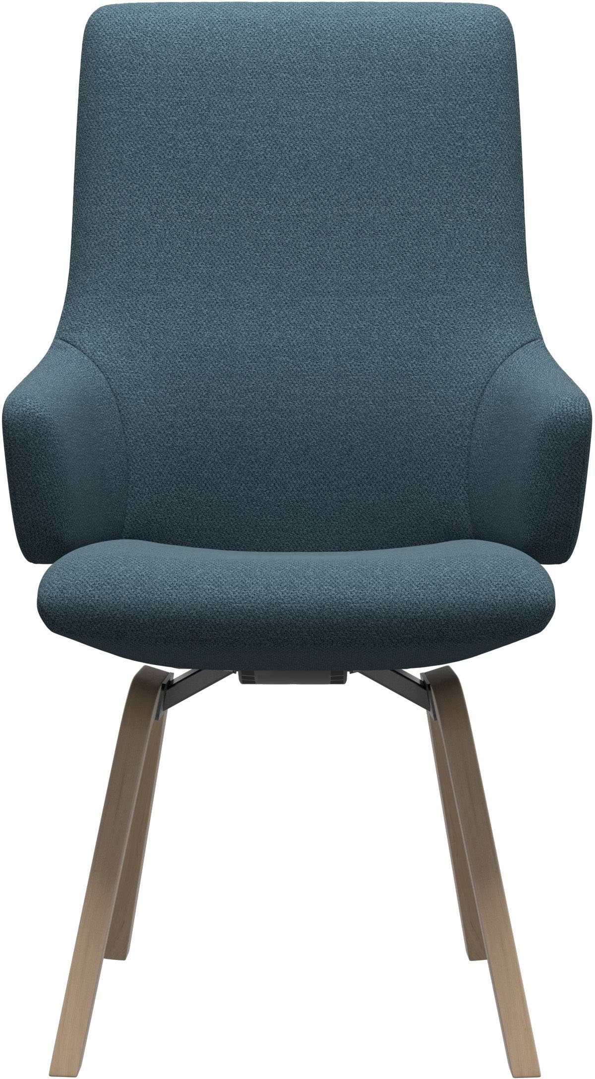 Stressless® Polsterstuhl Laurel, High Back mit Armlehne, Größe L, mit schräggestellten Beinen