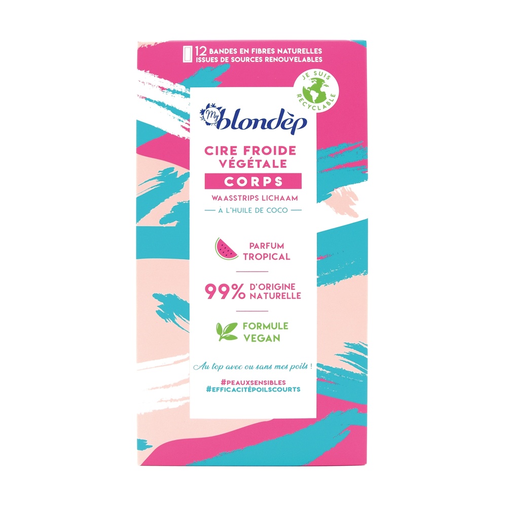 blondepil CIRE GEL FROIDE Corps - 98% Naturelle +VEGAN Cire gel froide corps