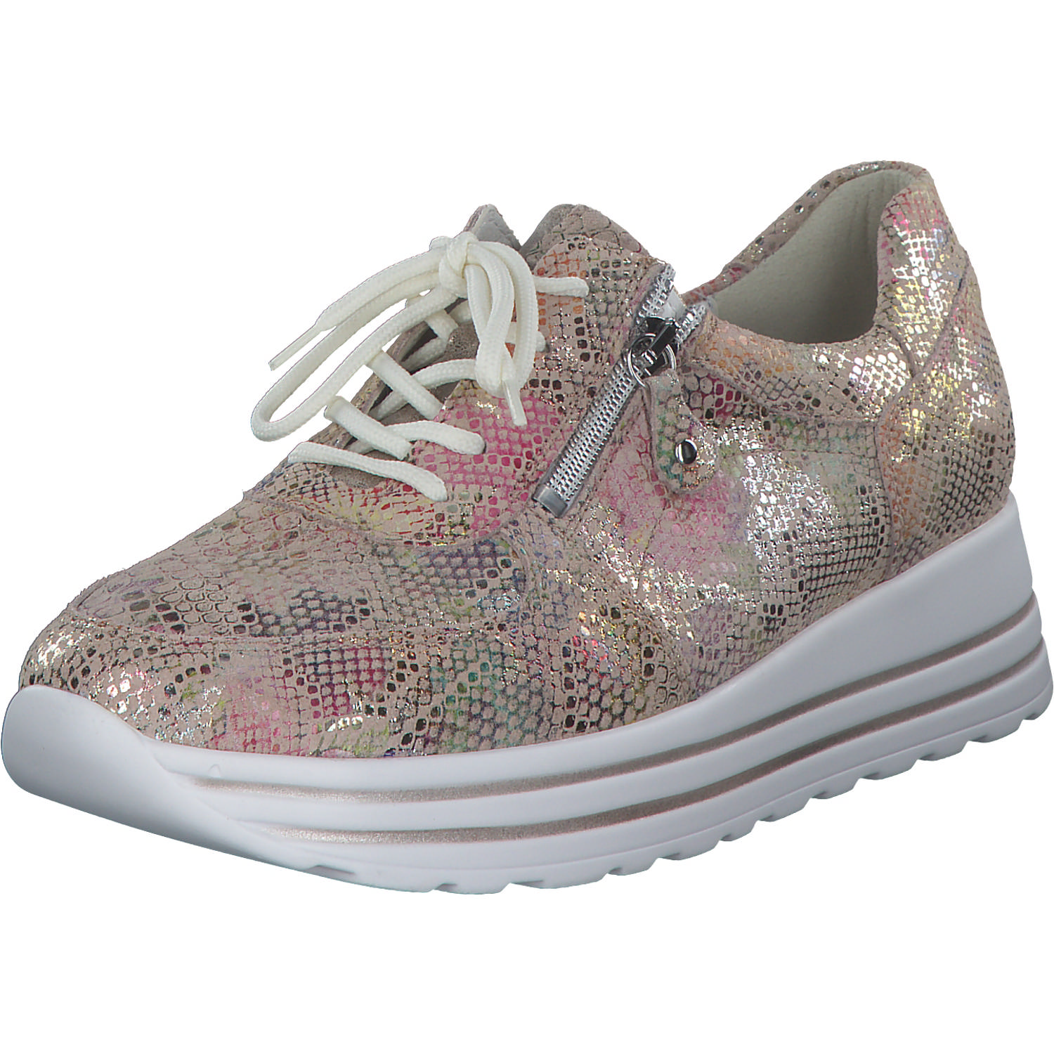 Waldläufer Lana 758008, Sneakers, Damen, ROSA LIGHTGOLD