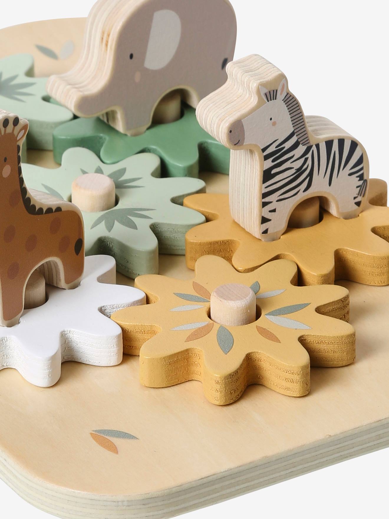 Tablette des engrenages en bois FSC® bois